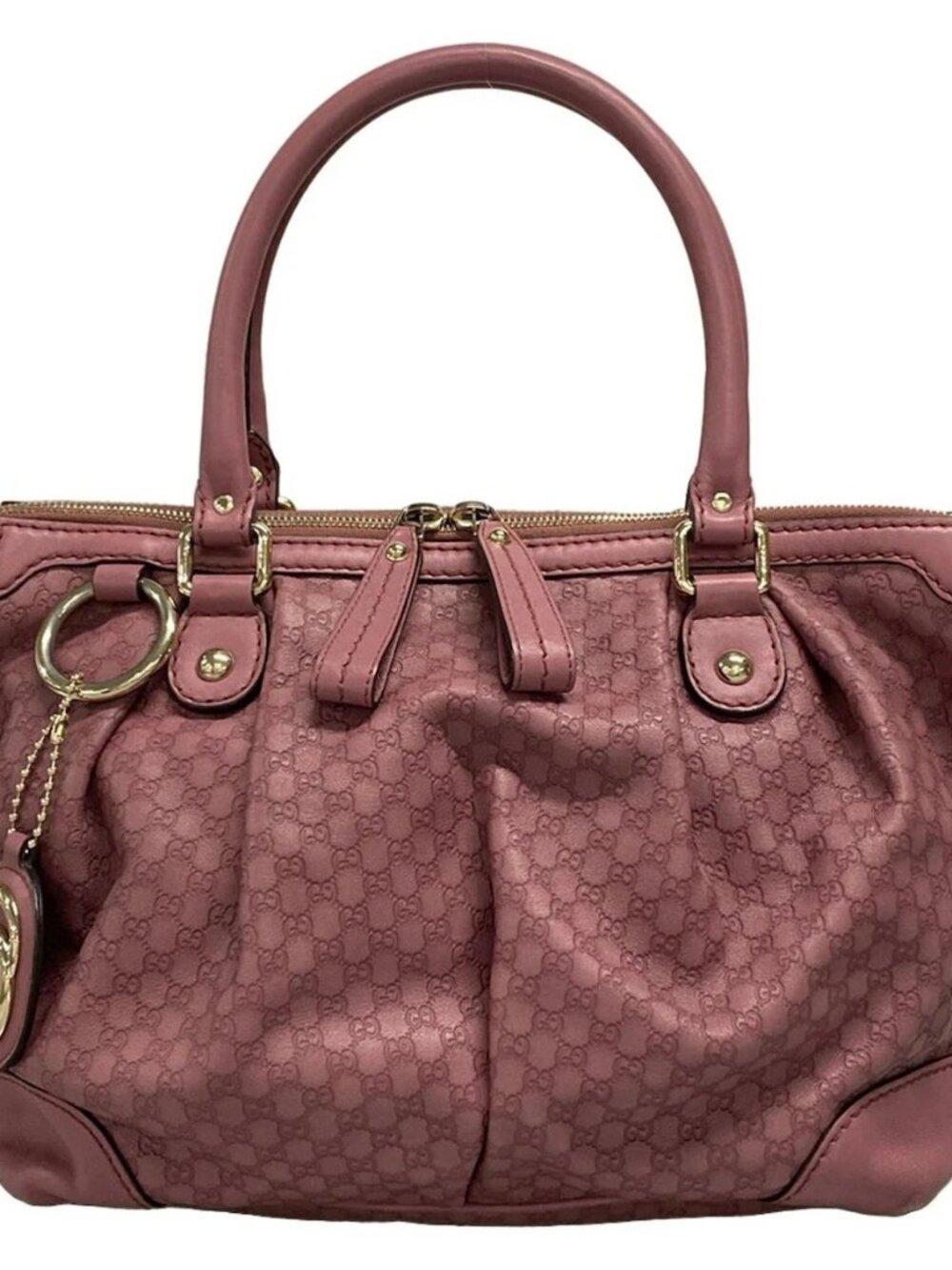 GUCCI Sookie, Micro Guccisima 247902 Pink Leather - Handbag